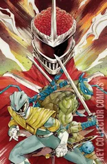 Variant Cover for Mighty Morphin Power Rangers / Teenage Mutant Ninja Turtles #4