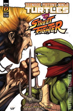Variant Cover for Teenage Mutant Ninja Turtles vs. Street Fighter #2