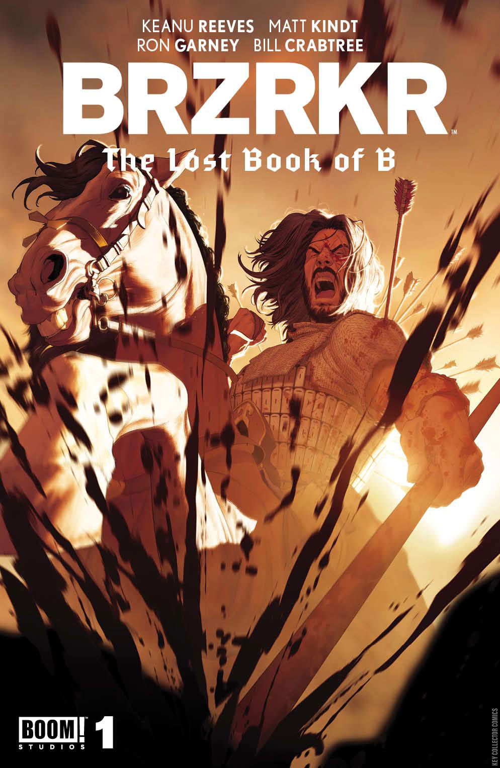 Cover art for BRZRKR: The Lost Book of B #1 