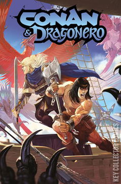 Variant Cover for Conan and Dragonero #2