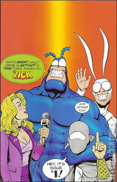 Variant Cover for The Tick & Arthur #1