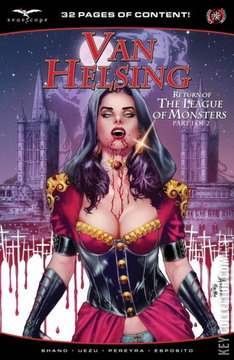 Variant Cover for Van Helsing: Return of the League of Monsters #1