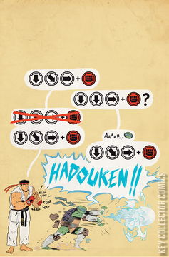 Variant Cover for Teenage Mutant Ninja Turtles vs. Street Fighter #2