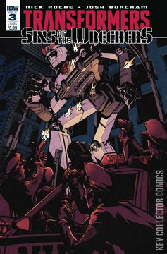 Variant Cover for Transformers: Sins of the Wreckers #3