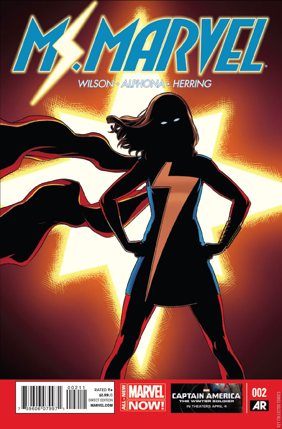 Cover art for Ms. Marvel #2