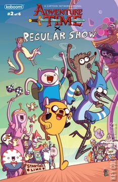 Variant Cover for Adventure Time / Regular Show #2