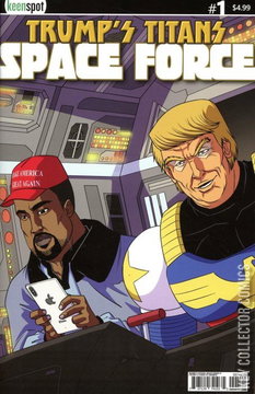 Variant Cover for Trump's Titans: Space Force #1