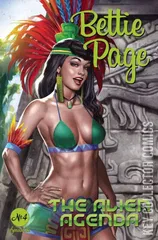 Variant Cover for Bettie Page: Alien Agenda #4