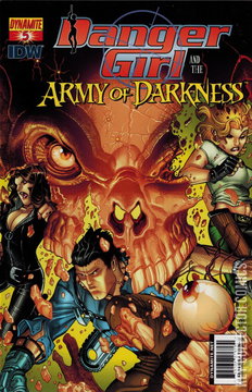 Variant Cover for Danger Girl and the Army of Darkness #5