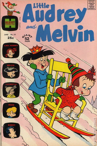 Little Audrey & Melvin #53 Published June 1972 | Key Co