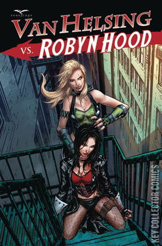Variant Cover for Van Helsing vs. Robyn Hood #4