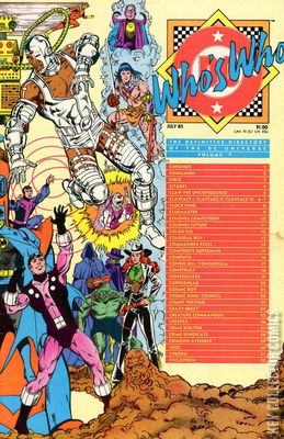 Who's Who: The Definitive Directory of the DC Universe
