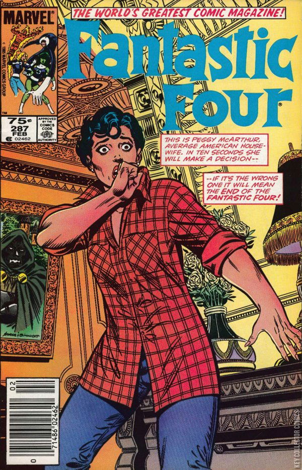 Variant Cover for Fantastic Four #287