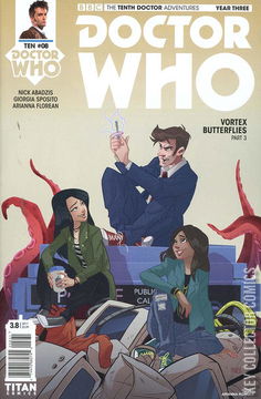 Variant Cover for Doctor Who: The Tenth Doctor - Year Three #8