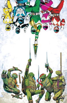 Variant Cover for Mighty Morphin Power Rangers / Teenage Mutant Ninja Turtles #1