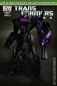 Variant Cover for Transformers: Prime - Rage of the Dinobots #4