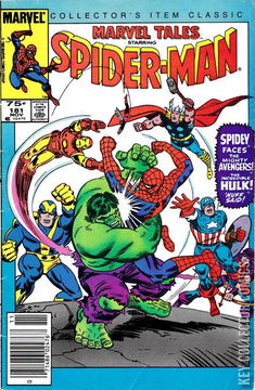 Variant Cover for Marvel Tales #181