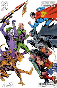 Variant Cover for Justice League Unlimited #8