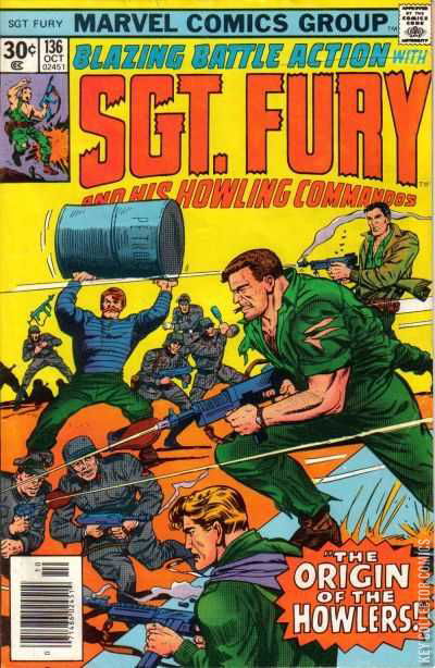 Cover art for Sgt. Fury and His Howling Commandos #136