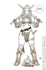 Variant Cover for Savage Red Sonja #5