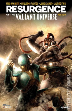 Variant Cover for Resurgence of the Valiant Universe #3