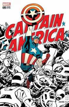 Variant Cover for Captain America #695