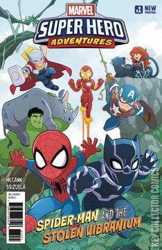 Variant Cover for Marvel Super Hero Adventures: Spider-Man and the Stolen Vibranium #1