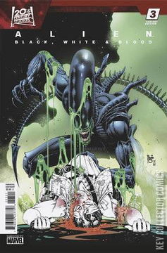 Variant Cover for Alien: Black, White & Blood #3