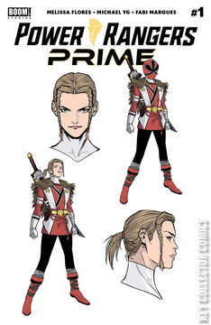 Variant Cover for Power Rangers: Prime #1