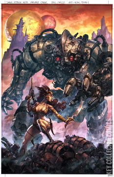 Variant Cover for Frank Frazetta's Dawn Attack #4