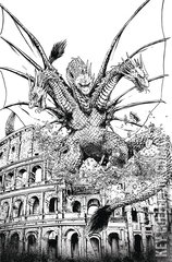 Variant Cover for Godzilla: Here There Be Dragons II - Sons of Giants #5