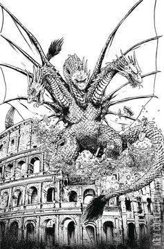 Variant Cover for Godzilla: Here There Be Dragons II - Sons of Giants #5