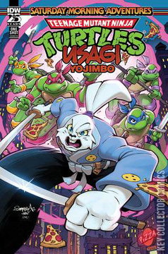 Variant Cover for Teenage Mutant Ninja Turtles / Usagi Yojimbo - Saturday Morning Adventures #1