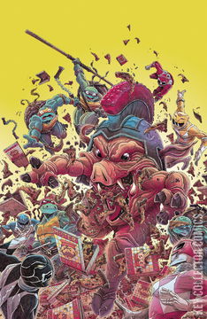 Variant Cover for Mighty Morphin Power Rangers / Teenage Mutant Ninja Turtles #1