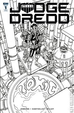 Variant Cover for Judge Dredd: Toxic #1