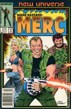 Variant Cover for Mark Hazzard: Merc #5