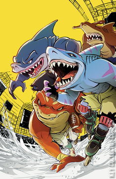 Variant Cover for Street Sharks #3