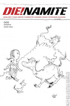 Variant Cover for Die!namite #5