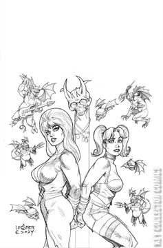 Variant Cover for Harley Quinn x Elvira #2