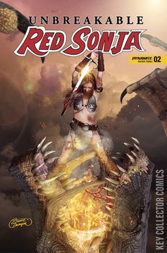 Variant Cover for Unbreakable Red Sonja #2