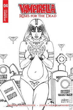 Variant Cover for Vampirella: Roses for the Dead #4