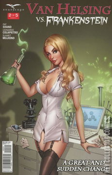 Variant Cover for Van Helsing vs. Frankenstein #2