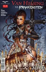 Variant Cover for Van Helsing vs. Frankenstein #3