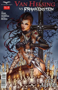 Variant Cover for Van Helsing vs. Frankenstein #3