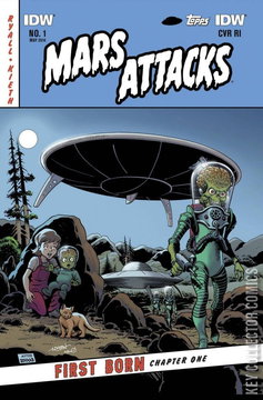 Variant Cover for Mars Attacks: First Born #1