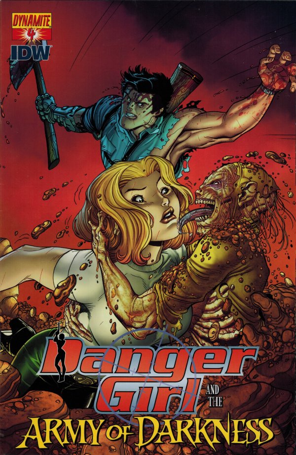 Variant Cover for Danger Girl and the Army of Darkness #4