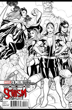 Variant Cover for X-Men: Schism #4