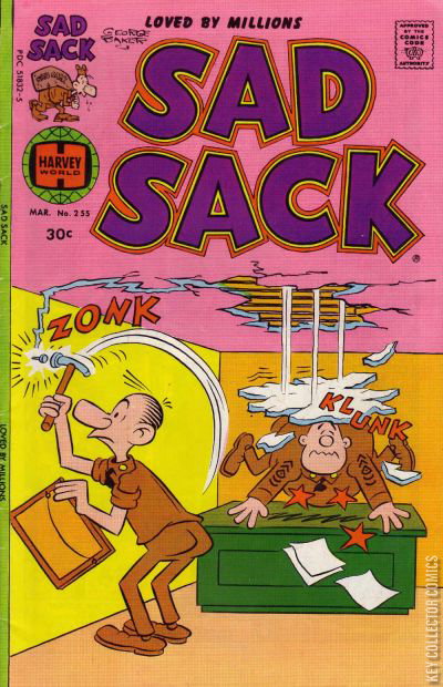 Sad Sack Comics #255 Published December 1969 | Key Coll