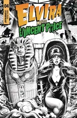 Variant Cover for Elvira Meets Vincent Price #4