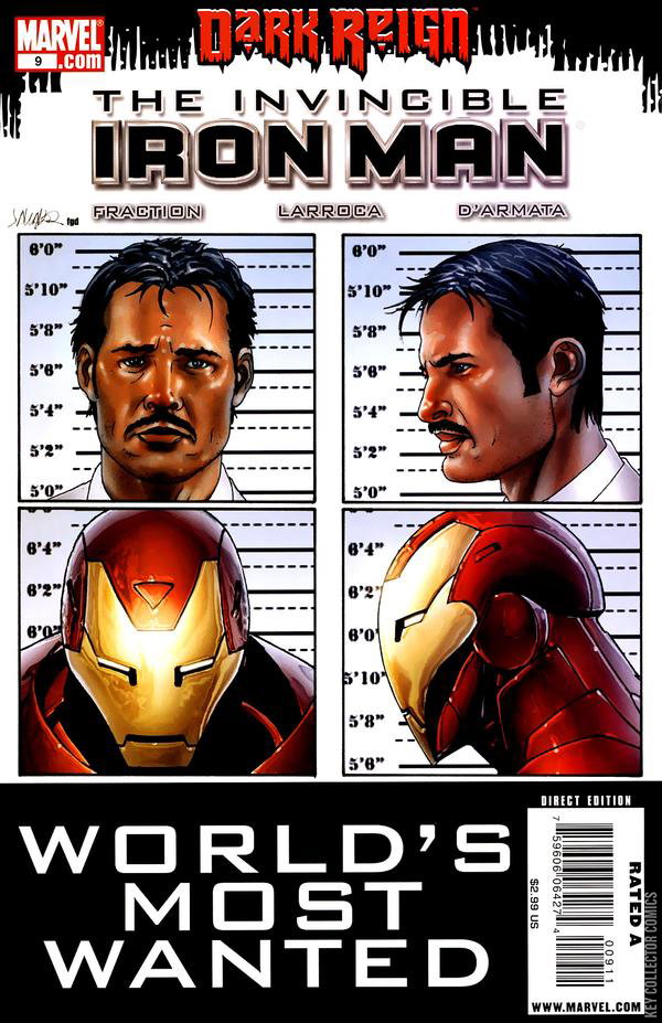 Invincible Iron Man #9 Published January 2009 | Key Col